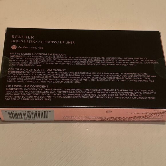 Real Her Take On The World 3PC Gift Set Nude Brown Lip Kit Liner Gloss Lipstick - Picture 7 of 7